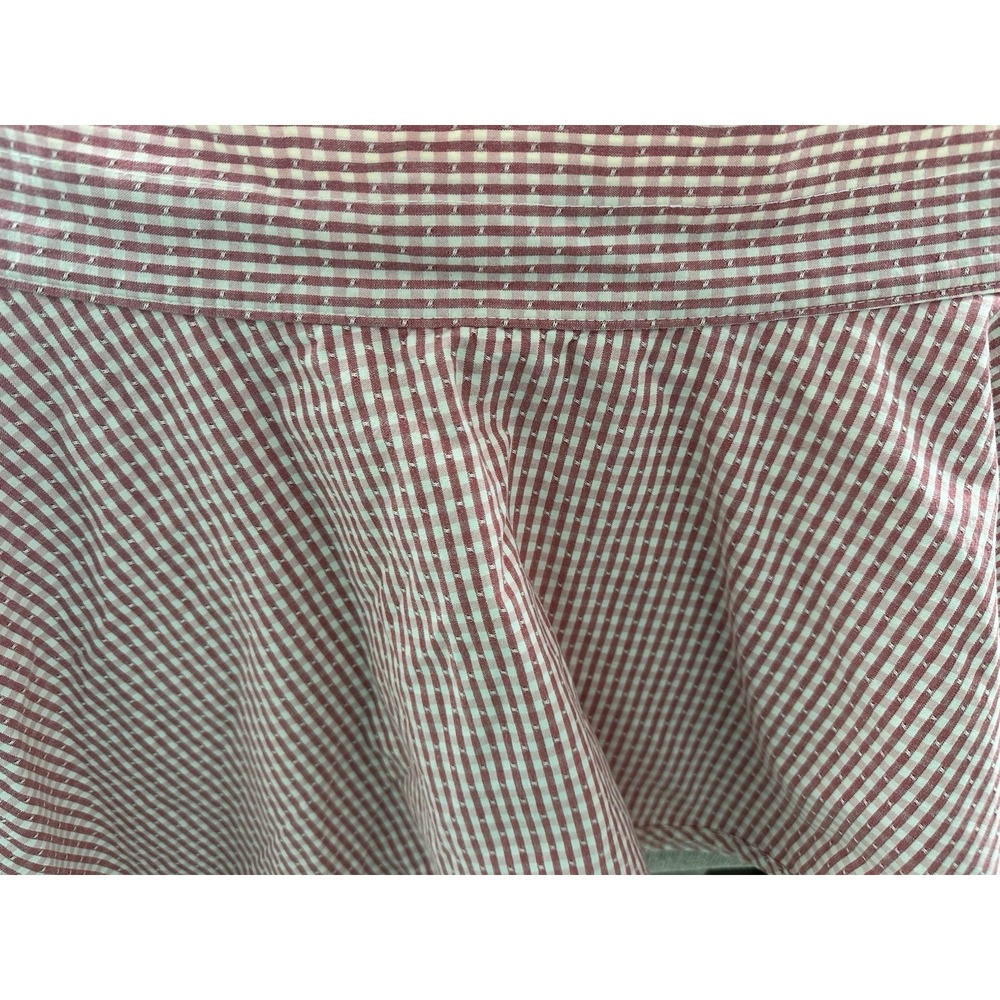 Classic Red/White gingham Country Curtains Brand Cotton Valance 50Wx14L -4 avail